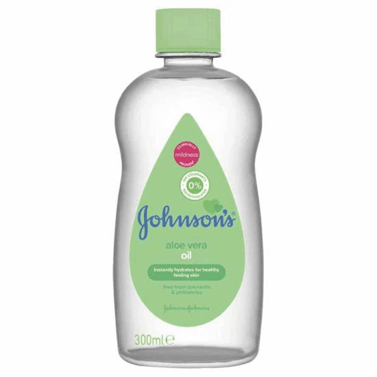 Johnsons Aloe Vera Oil Instantly Hydrates Delicate Skin 300ml