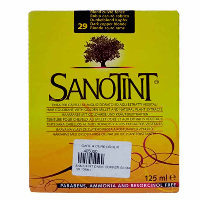 Sanotin Dark Copper Blonde 29 hair color