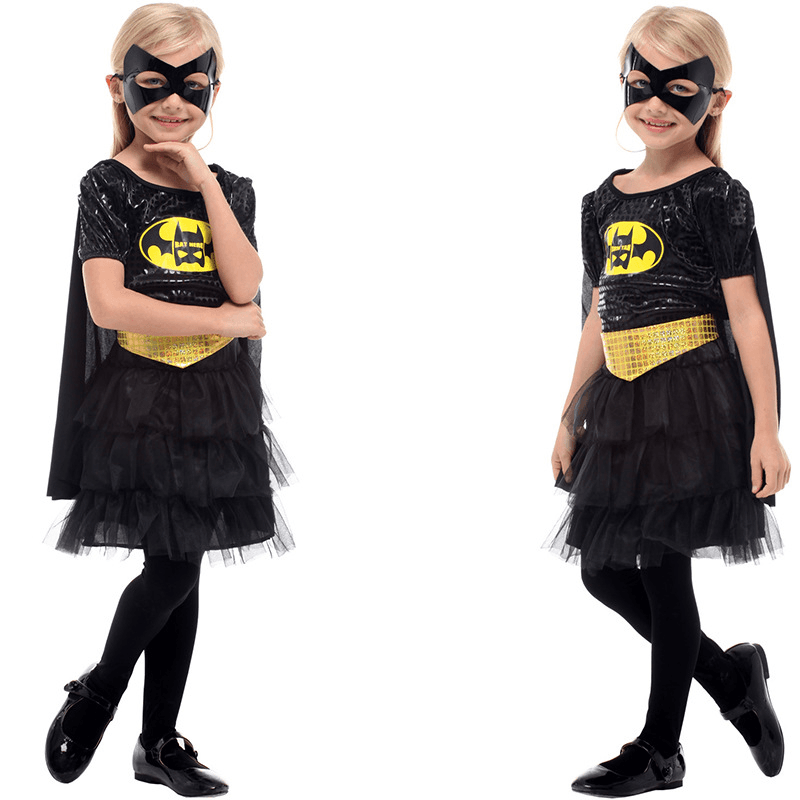 Black Batgirl Costume For Kids