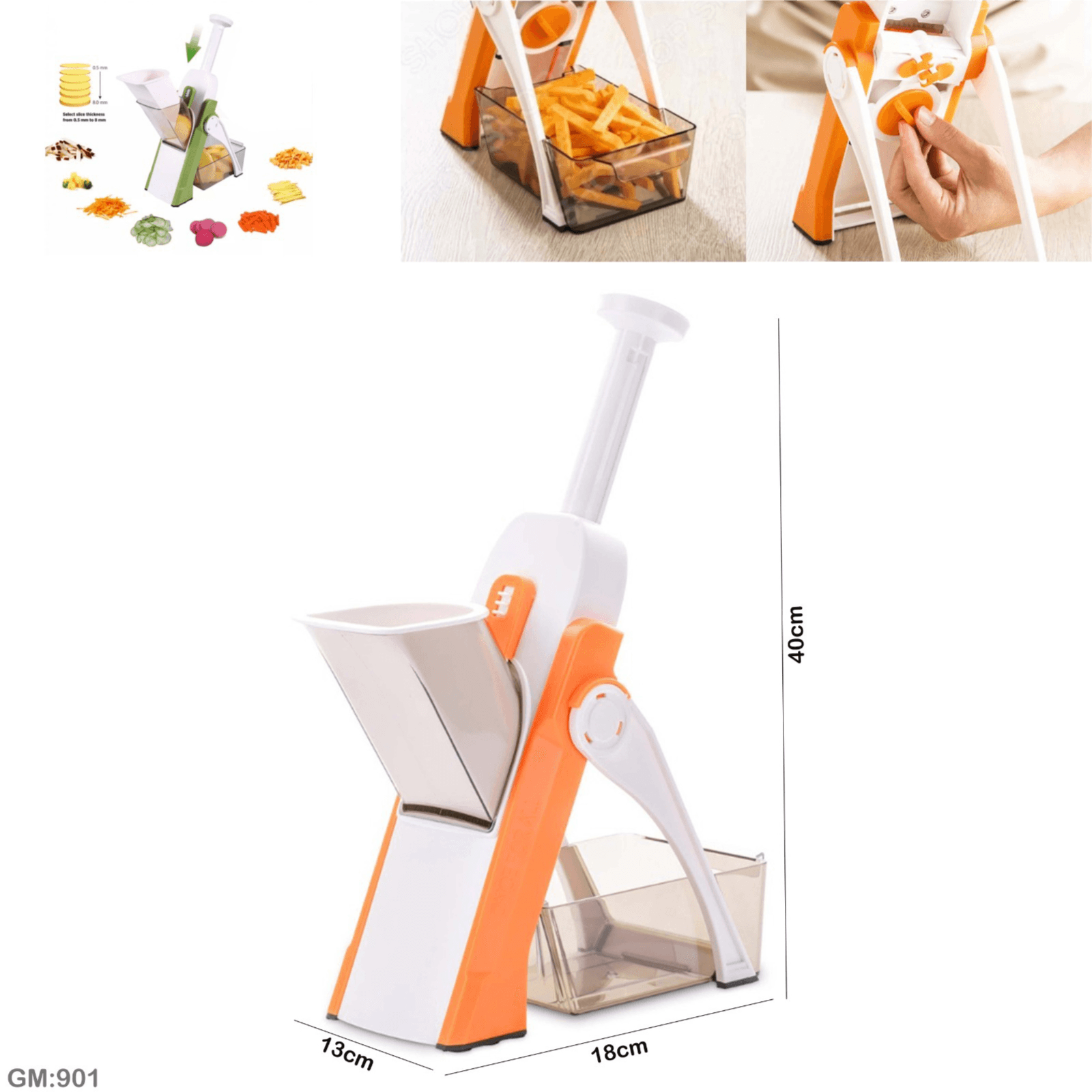 Brava Spring Slicer"901" - Orange