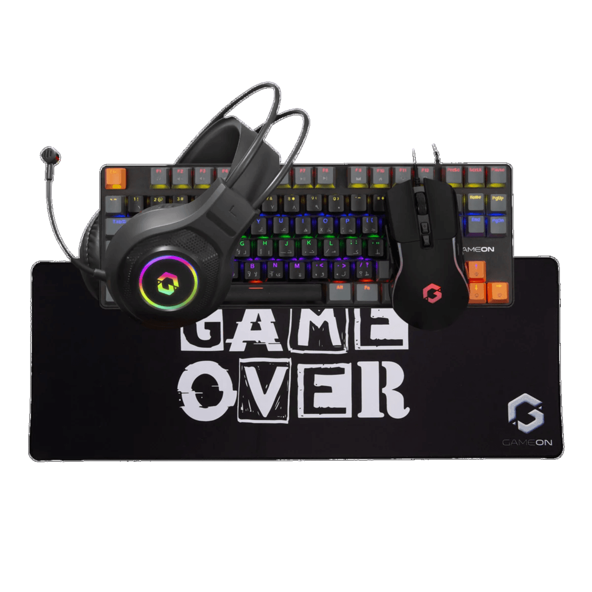GAMEON VIPER X All-In-One Gaming Bundle (Mechanical Keyboard, Headset, Mouse & Mousepad)