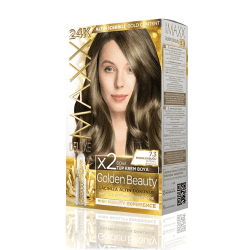 Maxx Golden Beauty Hair Color 7.3 Nutshell