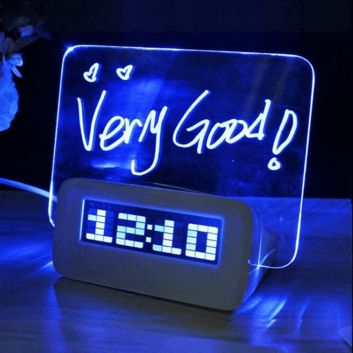 Message Board Clock