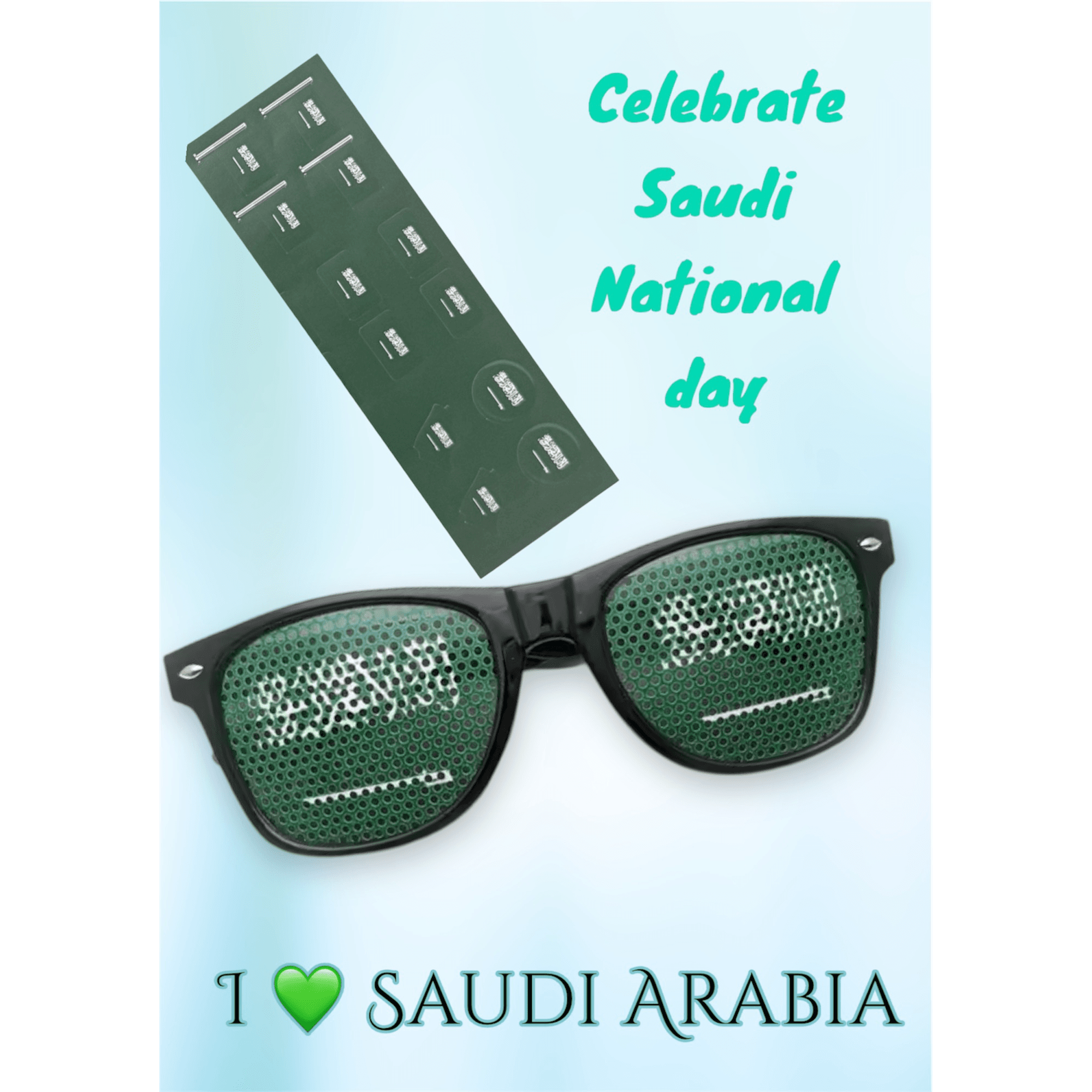 KSA Glasses with stickers