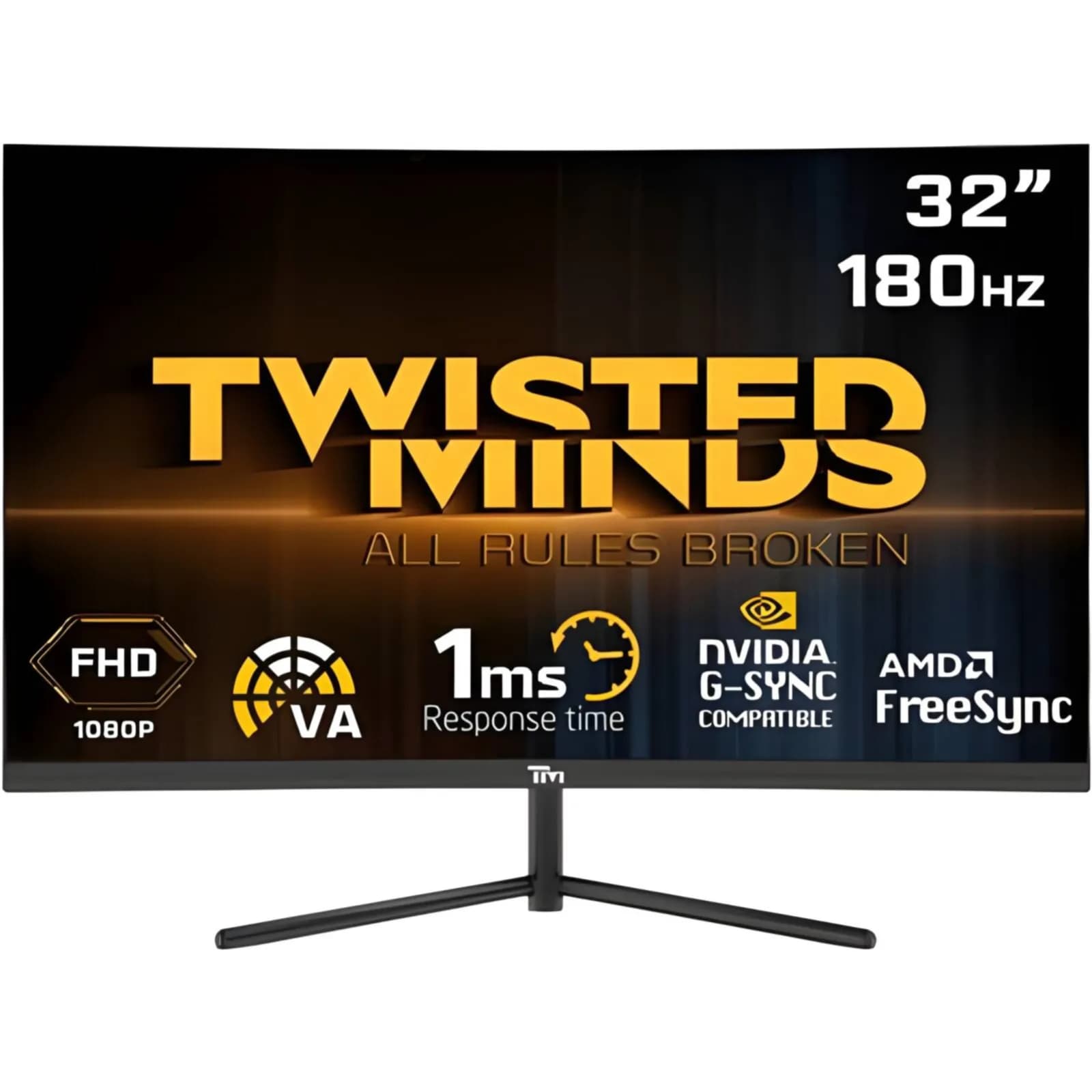 Gaming Monitor 32 inch Twisted Minds TM32CFHD180VA