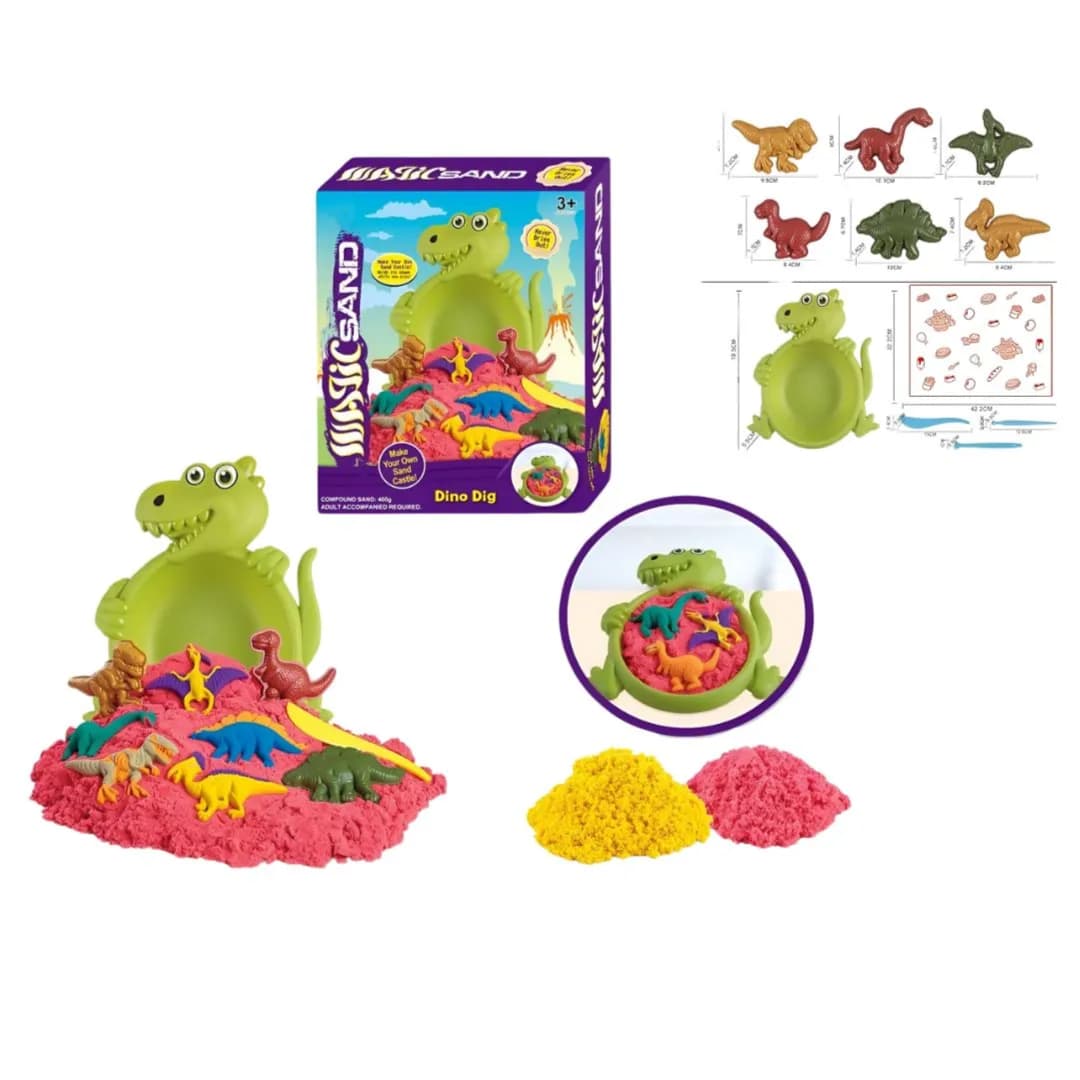 Magic dino sand