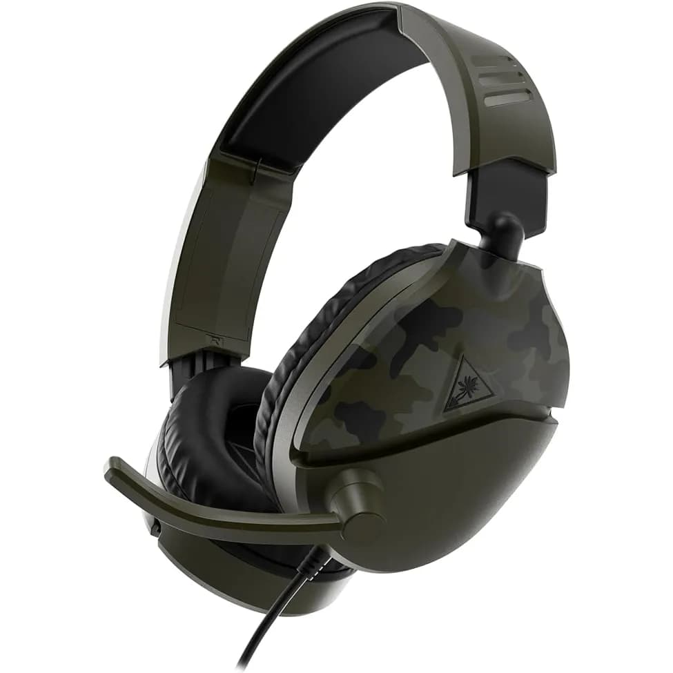 Turtle Beach Recon 70 Headset (Green Camo) - Xbox Series X, Xbox One, PlayStation 5, PlayStation 4, Nintendo Switch, Mobile