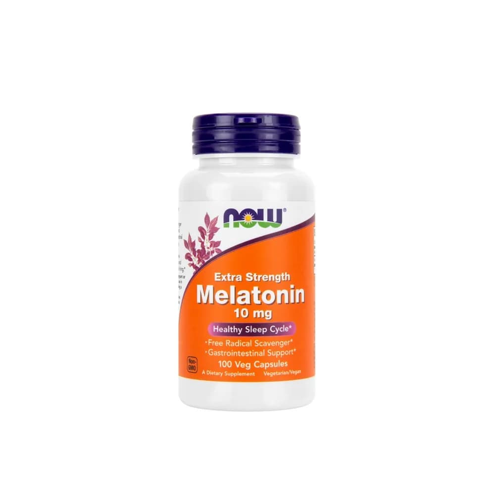 NOW MELATONIN 10MG 100 CAPSULES