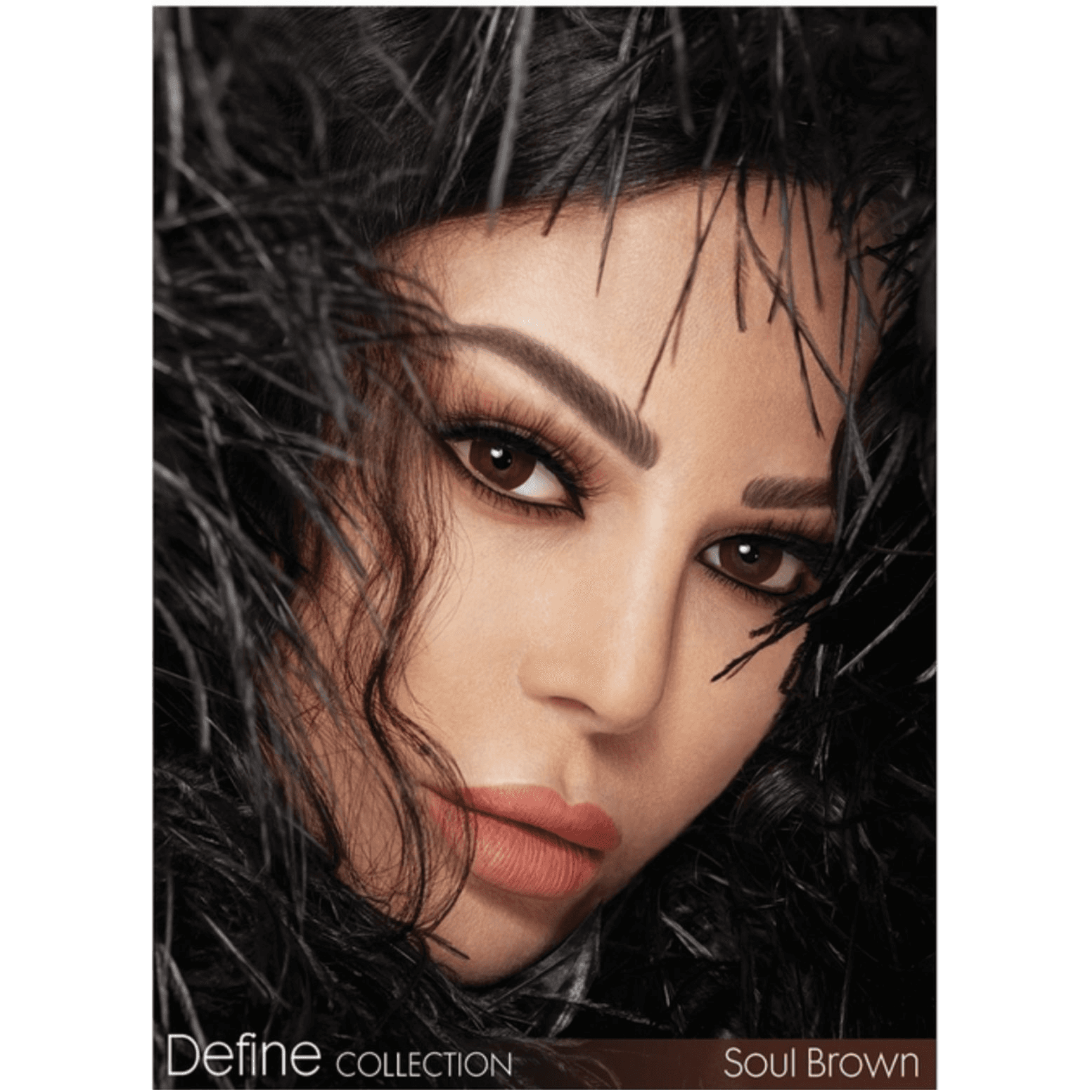 Celena Colored Monthly Contact Lens  Plano Soul Brown