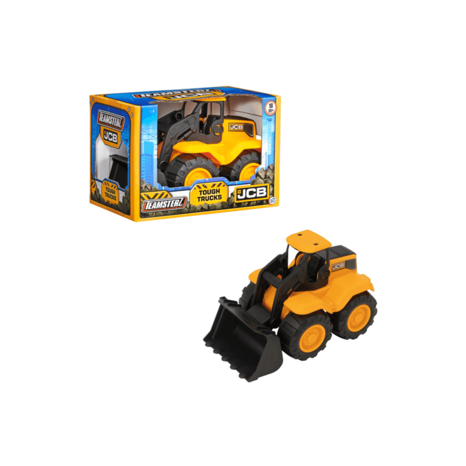 لودر بعجل Teamsterz Jcb مقاس 7 بوصات