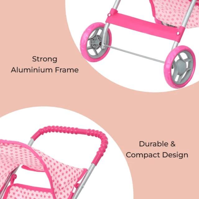 Moon - Doll Stroller-Pretend to Play- (Pink)