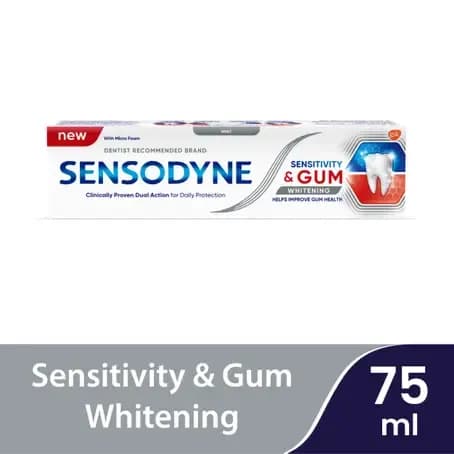 Sensodyne Sensitivity & Gum Whitening Toothpaste 75 ML