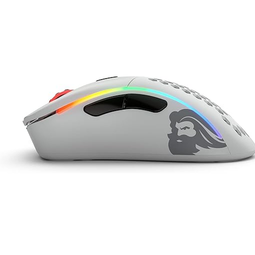 Glorious Model D Minus Wireless Gaming Mouse - Matte White | GLO-MS-DMW-MW