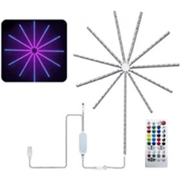 Twisted Minds Firework LED RGB Music Lights,3m Height, | TM-FW-LED