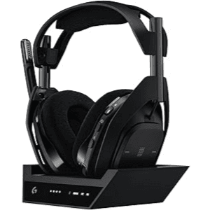 Logitech G Astro A50 X Wireless Gaming Headset + Base Station PS5, Xbox, PC: PLAYSYNC Video & Audio-Black
