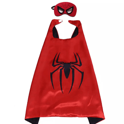 Spiderman Red Cape For Kids