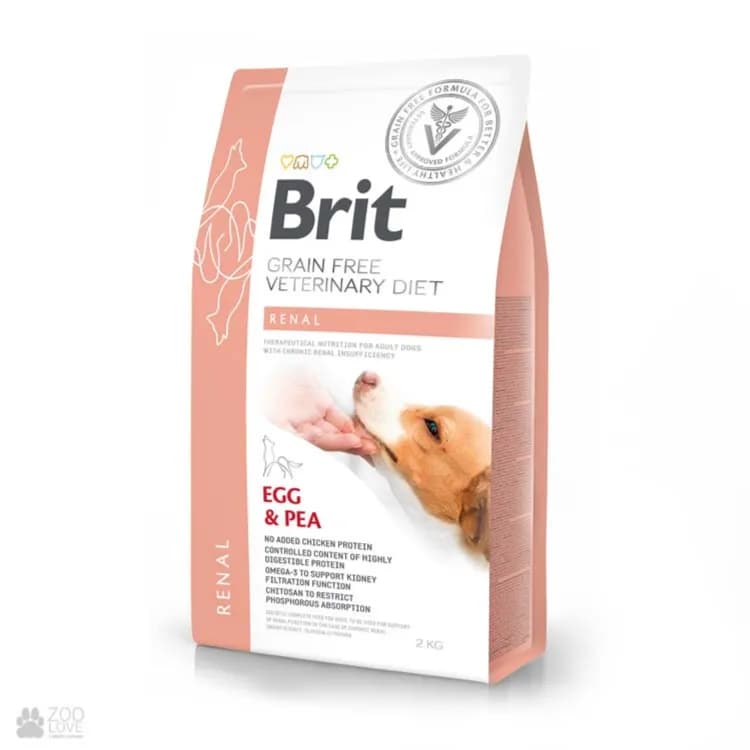 Brit Grain Free Veterinary Diets Dog Renal 2 Kg