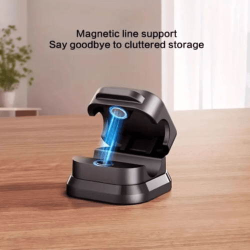 10-Pack Magnetic Cable Clips Organizer Set (White)