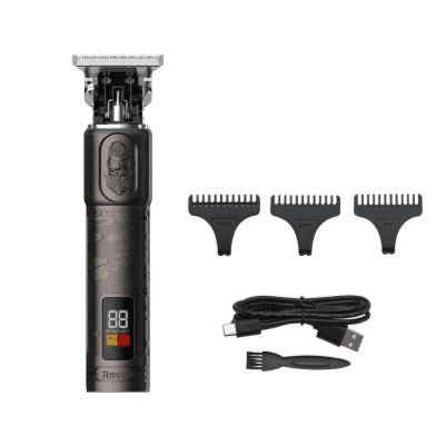 Resuxi Purple Recharging Hair Clipper washable Model-JM-711