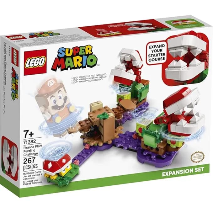 LEGO Super Mario Piranha Plant Puzzling Challenge