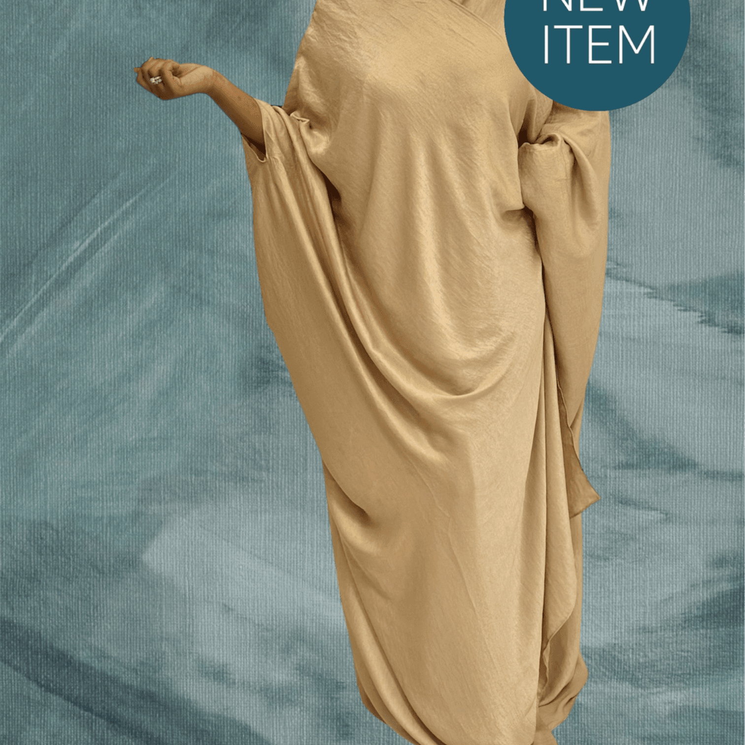 Sand Beige Elegant Abaya