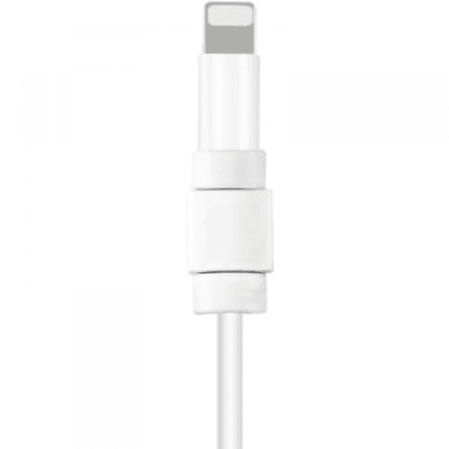 2pcs Cable Protection Cover for iPhone & Android Chargers (White)