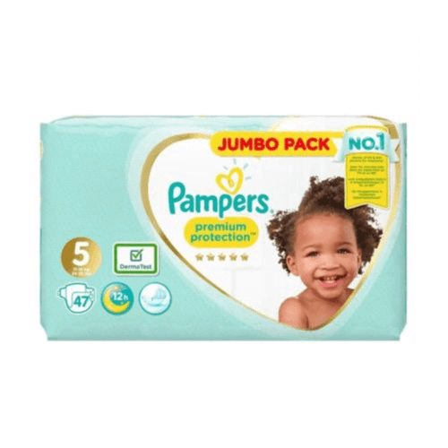 Pampers Premium Protection Size Five 11-16 Kg 47 Diapers