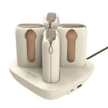Porodo 10000mAh | 4 Power Bank Station Lightning & Type-C Integrated Cable