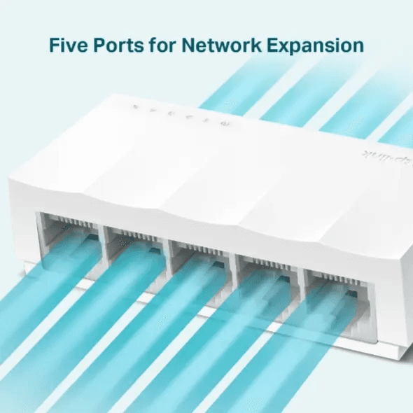 TP-Link 5-Port Switch Desktop Wi-Fi 10/100 Mbps LS1005
