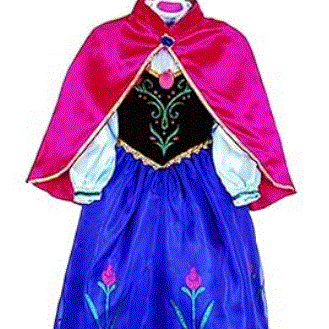 Disney Frozen Princess Anna Costume Dress