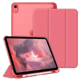 iPad 10th Gen 10.9' (2022) Folding Case with Pen Slot Desing PINK - XUNDD