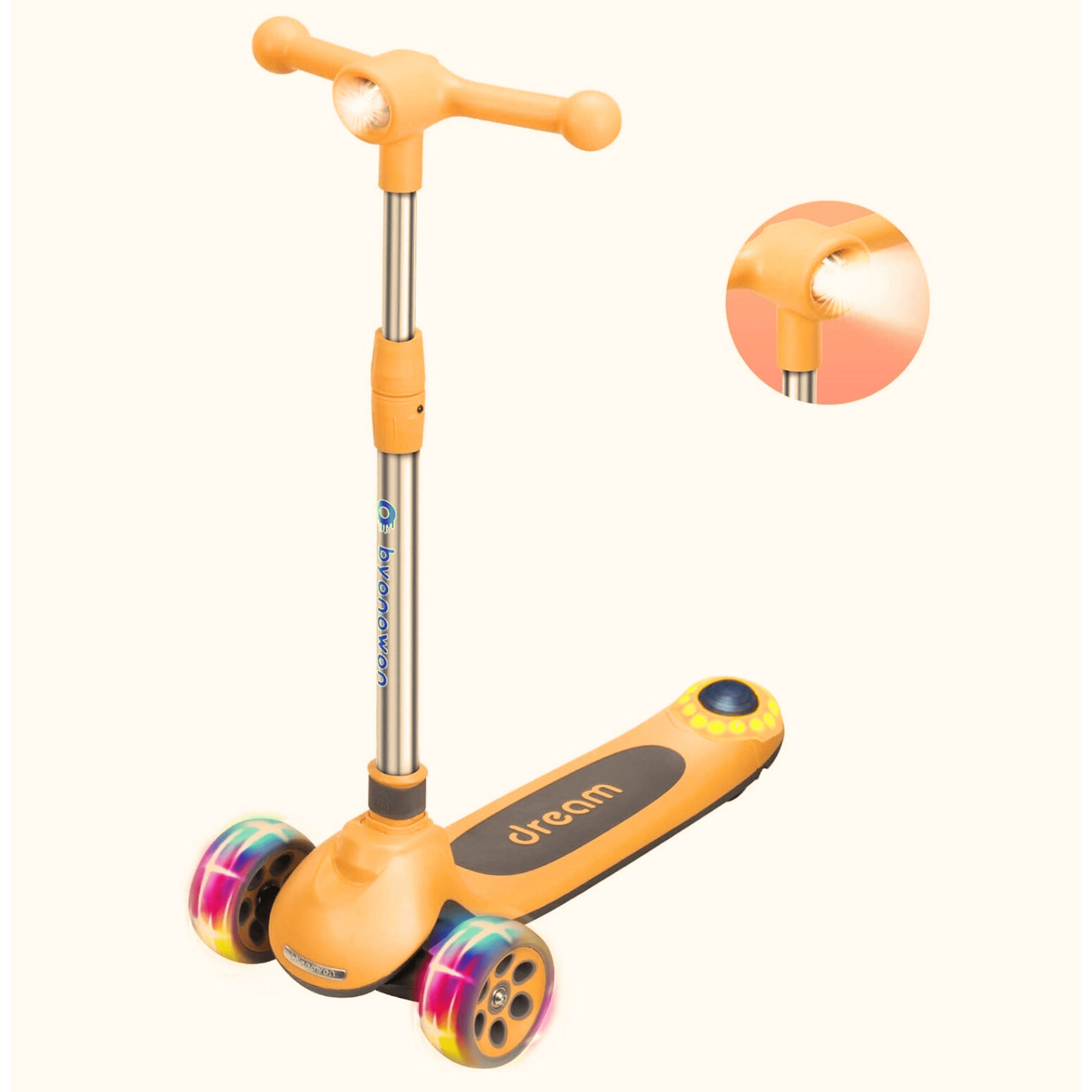 Scooter with Light & Sound - G001-03 Yellow