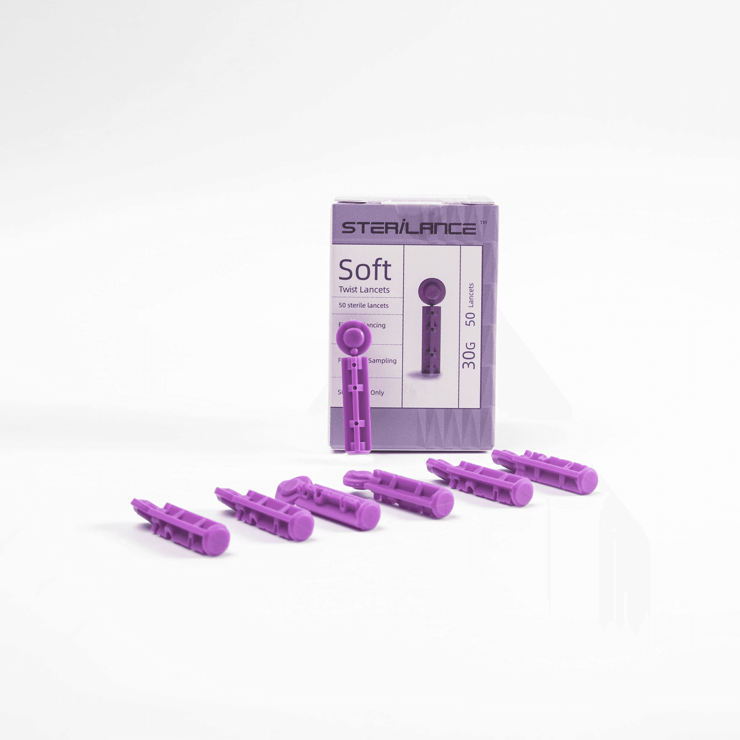 Sterilance  Soft disposable Sterile Blood Lancets  50pcs