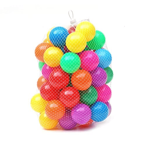 Multicolor Plastic Ping Pong Ball 6 Cm -  50balls