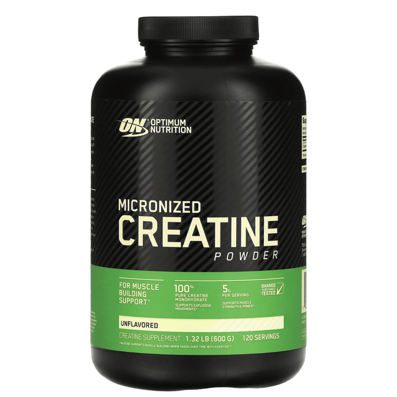 Optimum Nutrition, Micronized Creatine, Monohydrate, Unflavored, 600 G