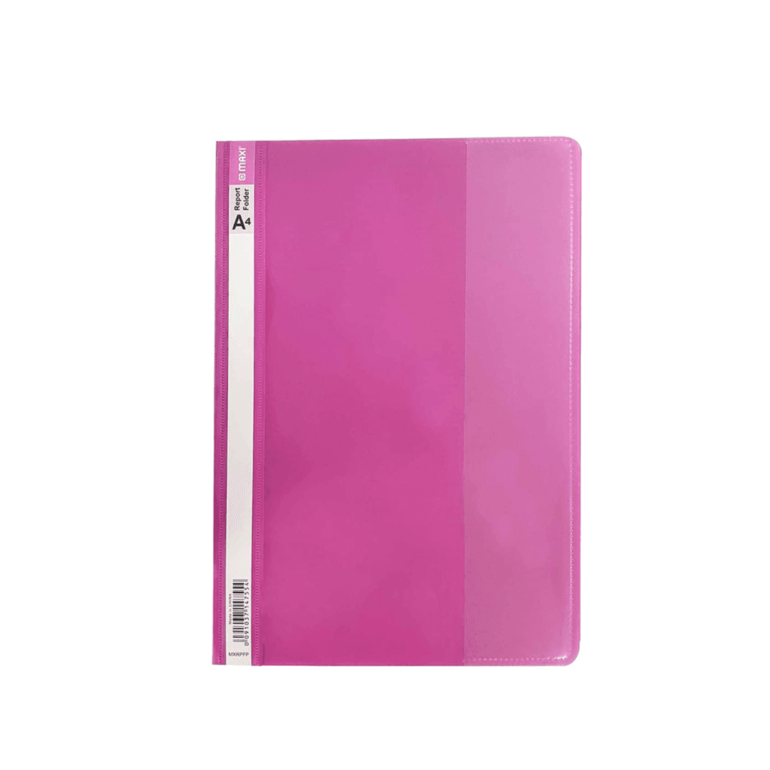 Maxi report file A4 Pink
