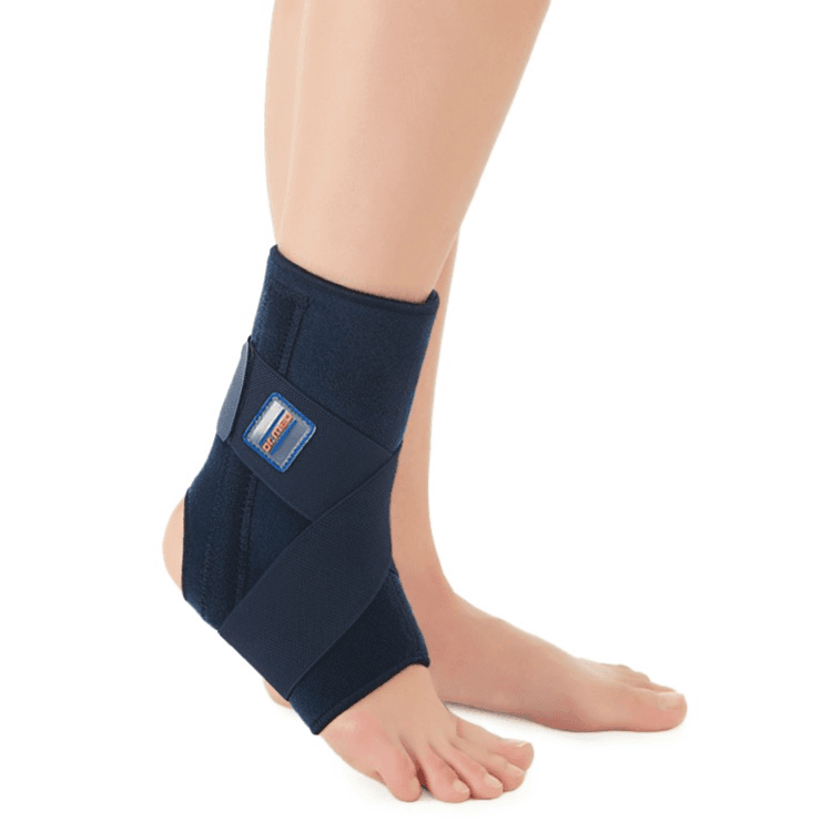 Dr.Med DR-A011 دعامة للكاحل ذات حزام متقاطع مع نوابض (L)
