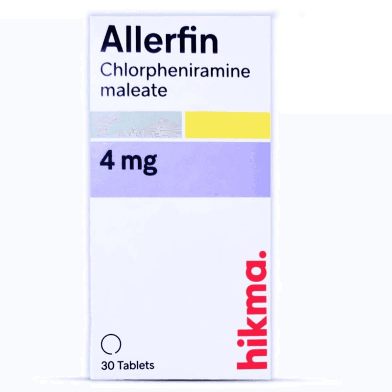 Allerfin 4mg 30 tablets