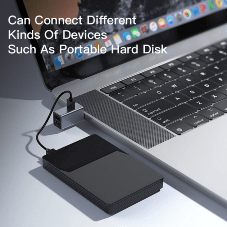 محول YESIDO 3 في 1 USB 3.0 Mini Splitter HUB - HB14