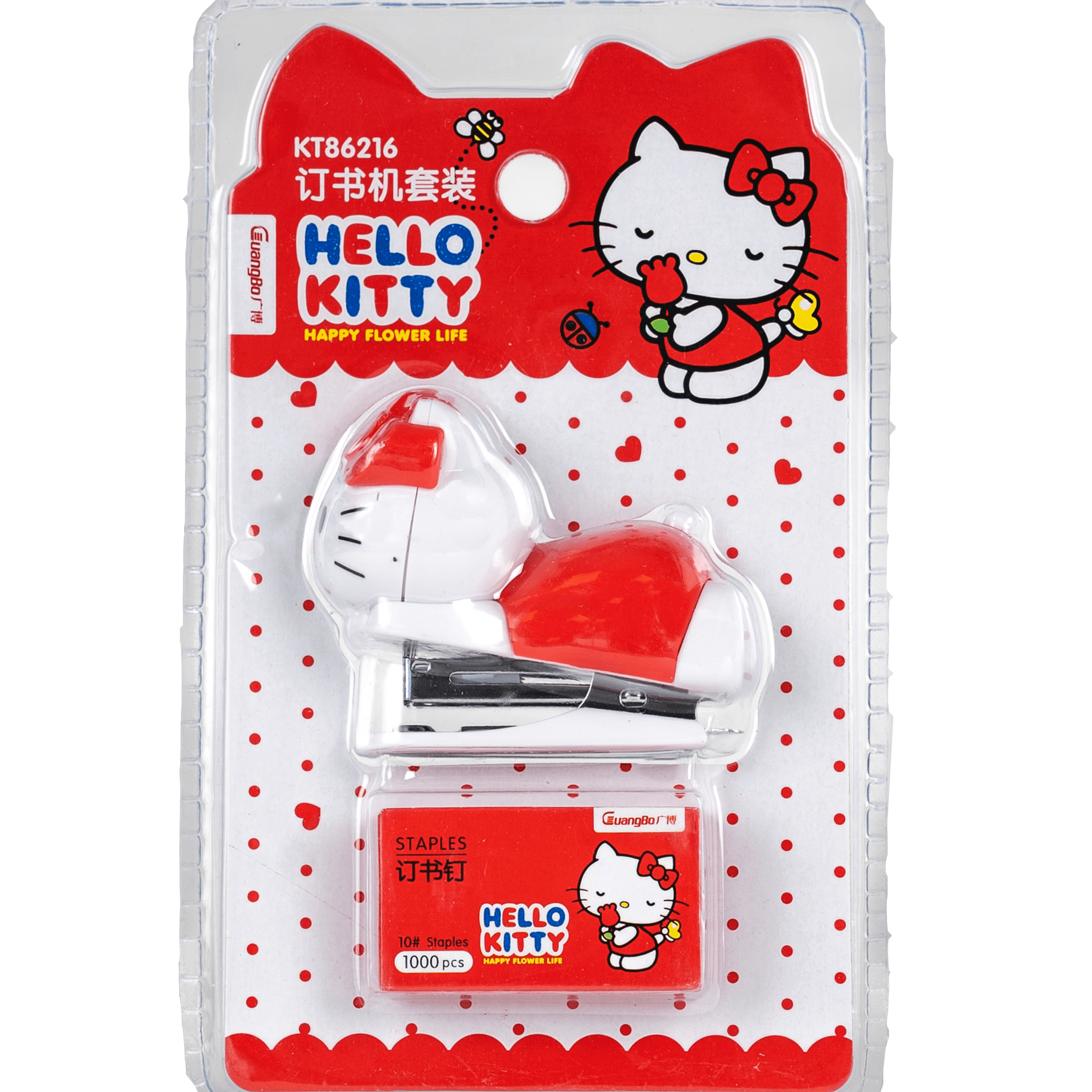 Kawaii Stapler - red