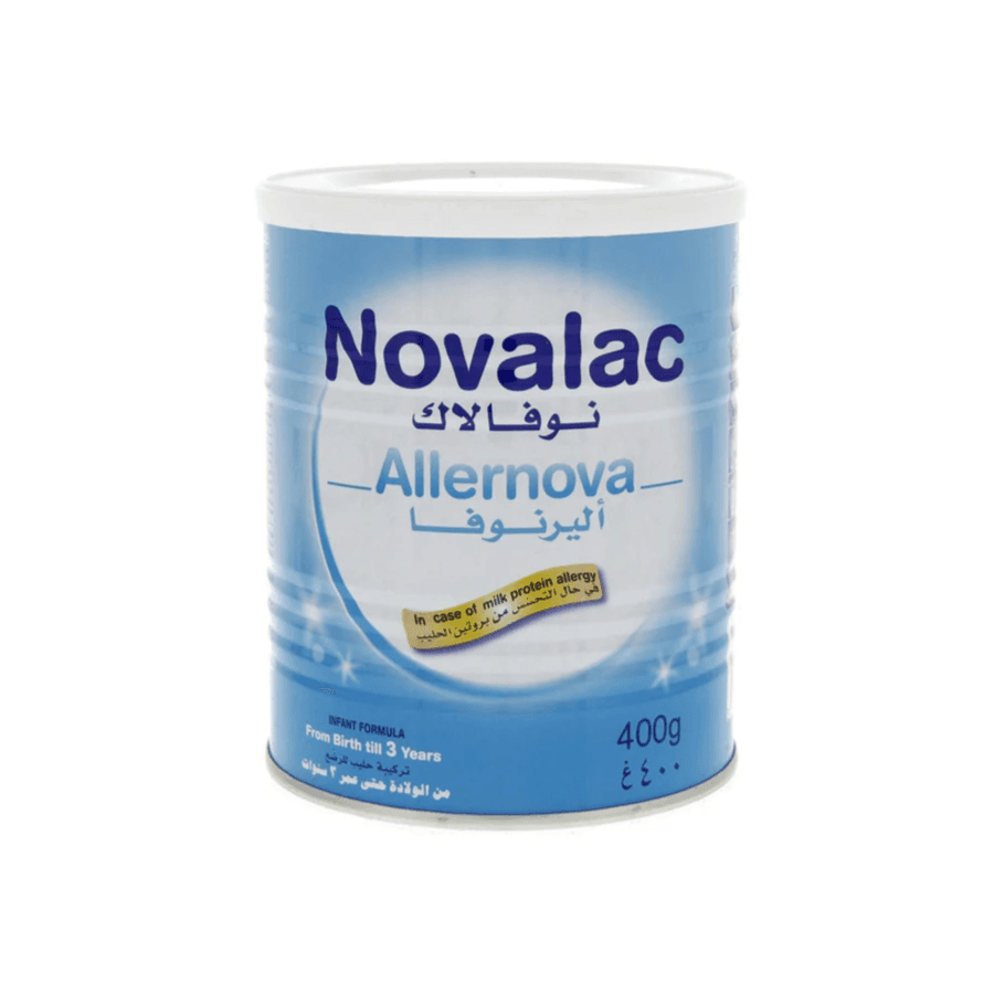 Novalac Allernova milk from birth to 3 years in case of milk protein allergy 400gm 