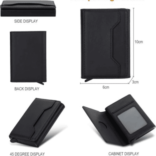 HDD - MULTI FUNCTION - Luxury IPhone Case 15 Pro Max (HBC-236) (Black)