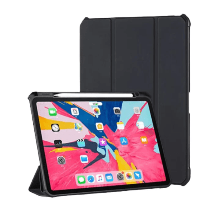 iPad Pro 11' Folding Case with Pen Slot Desing iPad Pro 11' (2018, 2020, 2021, 2022) Black - XUNDD