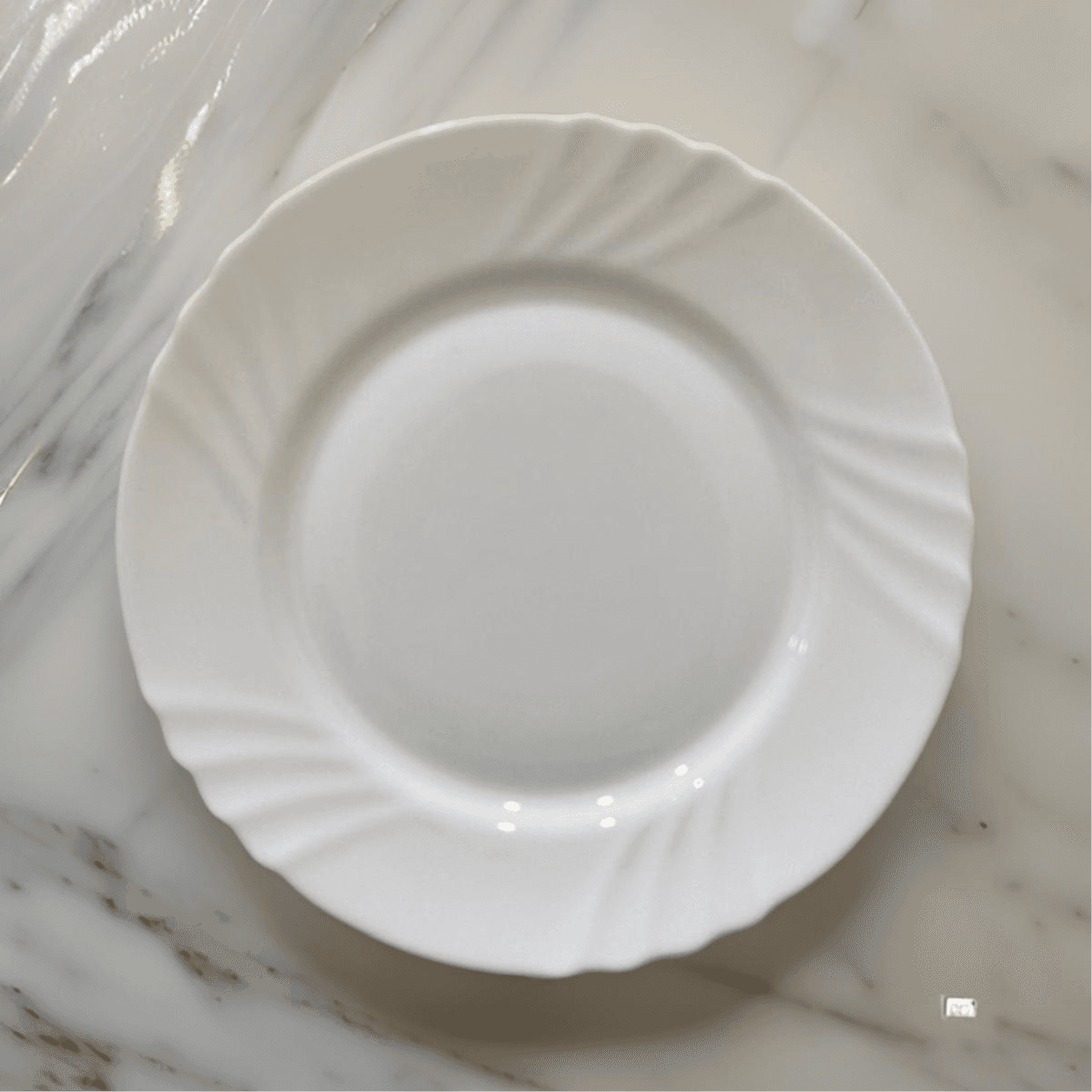 صحن زجاجي 25*25 صم