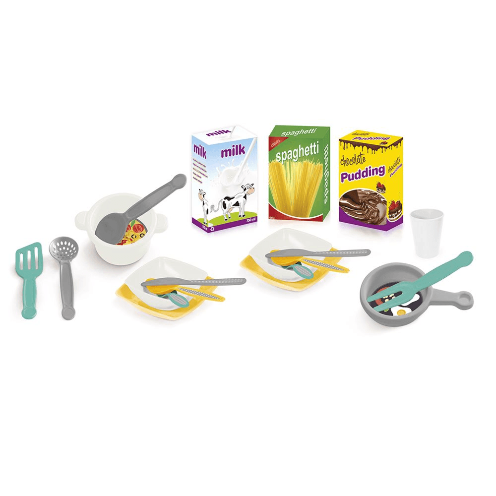 DOLU - Kitchen Set with 13 Children's Accessories