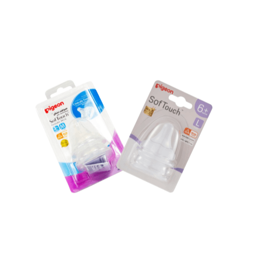 Pigeon Soft Touch Peristaltic Plus Y-Cut Nipple For 6+ Months 2Pcs Large PB01869