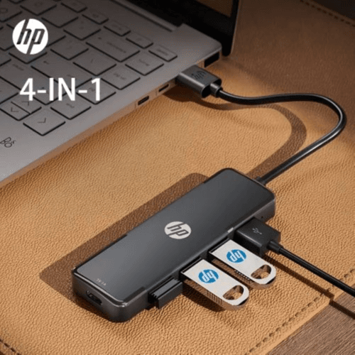 HP 4-Port USB 2.0 Ultra-Slim Hub (Milk Tea)