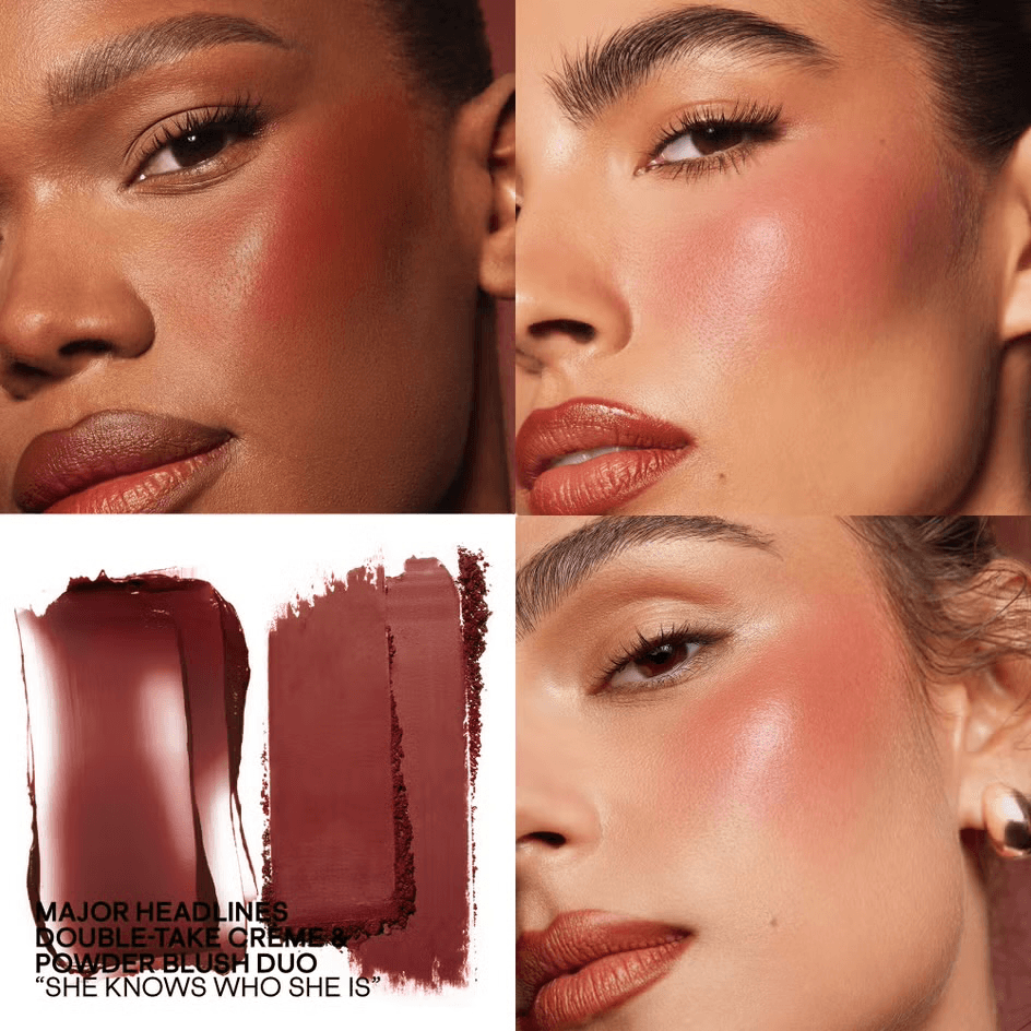 Patrick Ta - Major Headlines Double-take Cream & Powder Blush Duo - She Knows Who She Is