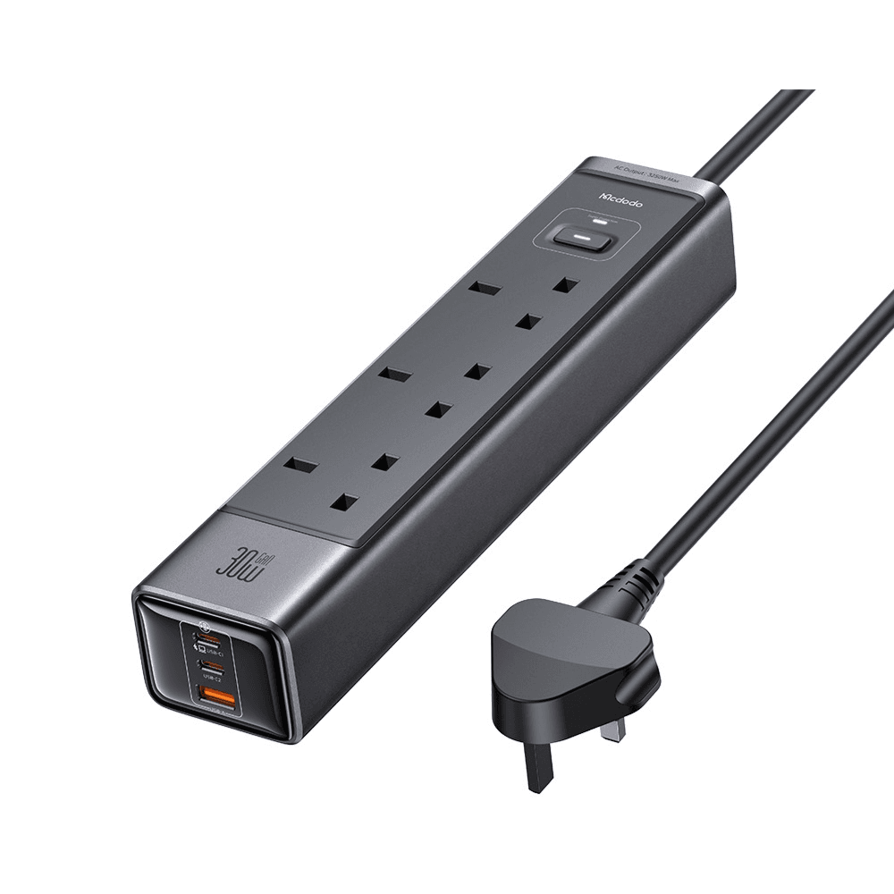 Mcdodo 6-in-1 30W GaN Surge Protection Power Strip