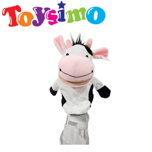 Soft Hand Cow Puppet